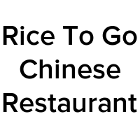 Rice To Go Chinese Restaurant Logo in Edmonton, Alberta